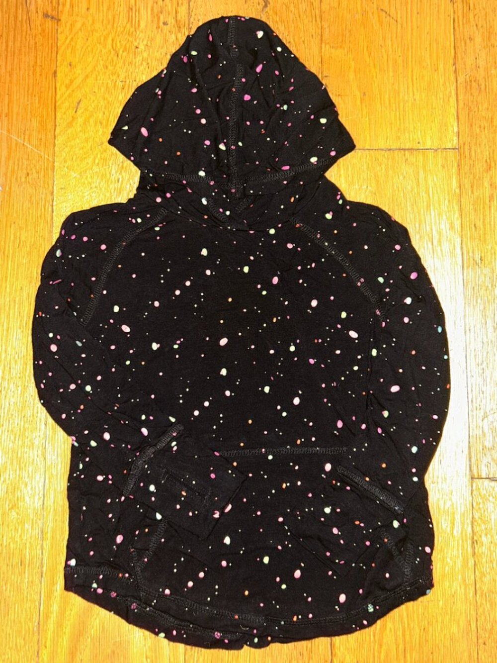 Rockets of Awesome Kids Hooded Long Sleeve with Dot Detail
